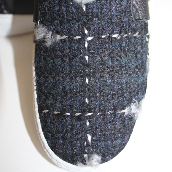 Multicolor New Flats Tweed Sneakers 5.5 - Picture 2 of 8